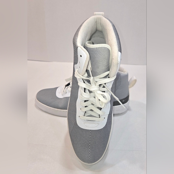 Nike Men's Gray High-Top Sneakers - Picture 2 of 5
